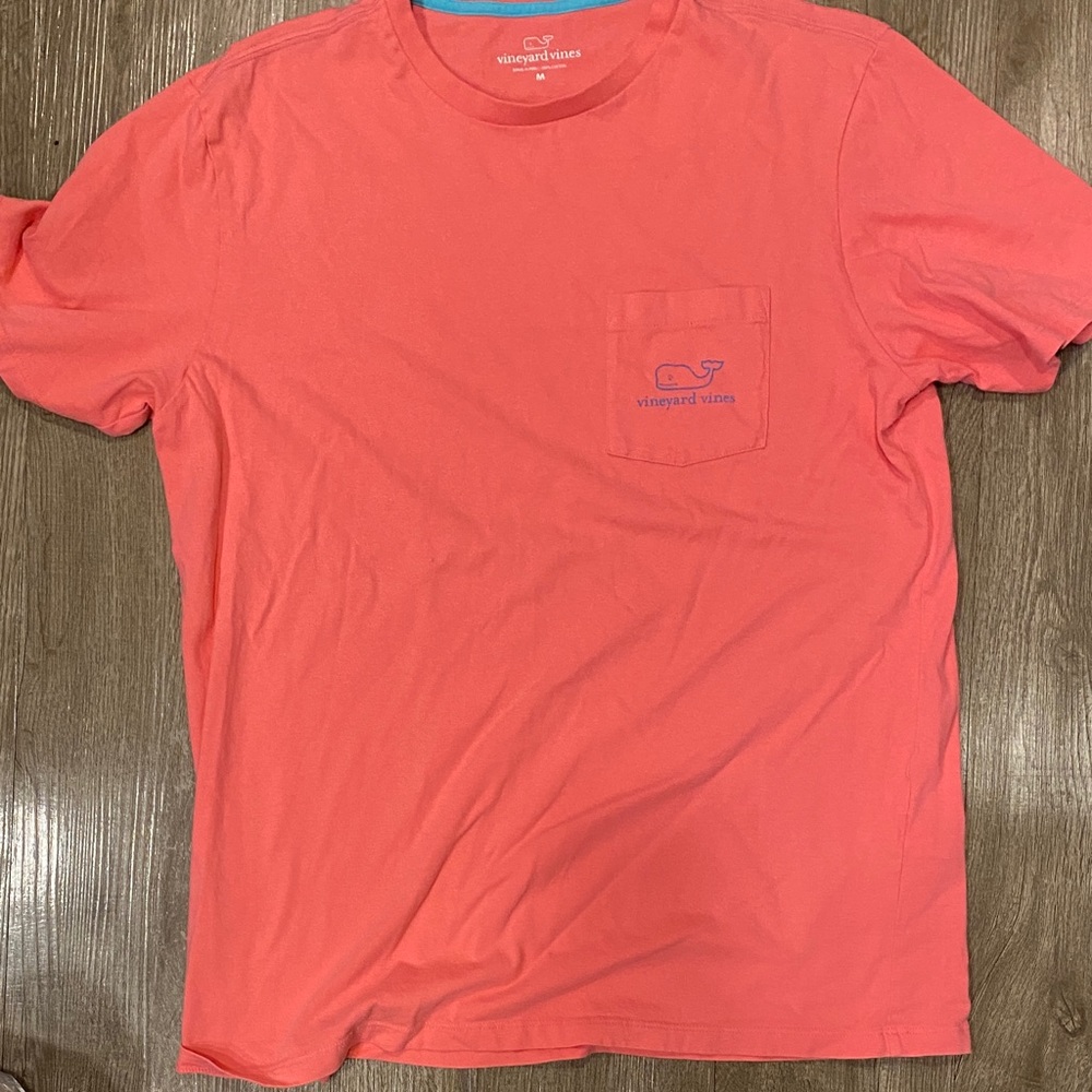 Vineyard Vines Men's Coral Short Sleeve Tee